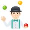 Man Juggling- Light Skin Tone emoji on Emojione